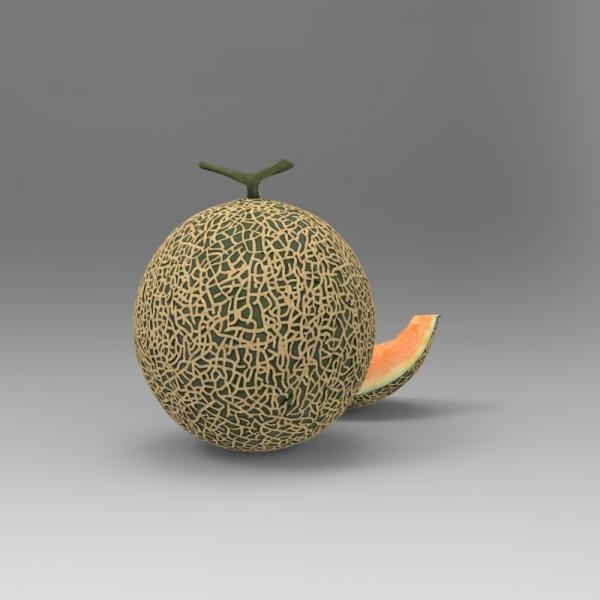 哈密瓜-文体生活-水果-VR/AR模型-3D城