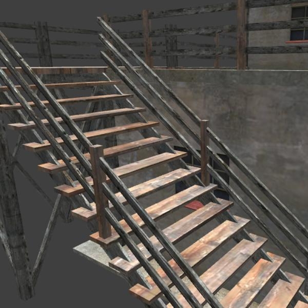 破旧房子-建筑-VR/AR模型-3D城