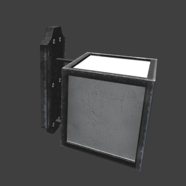 门灯-家居-灯具-VR/AR模型-3D城