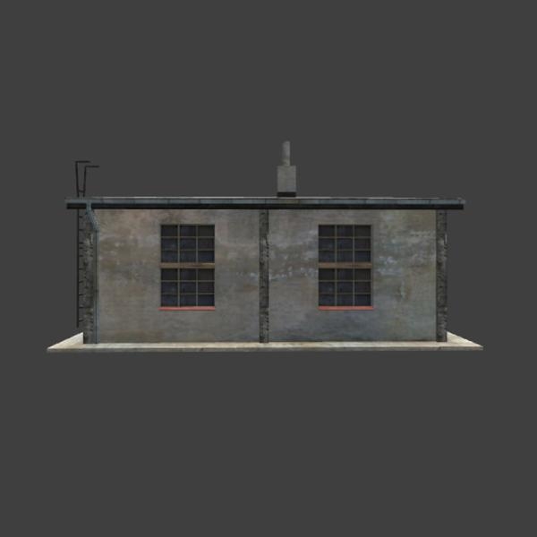 破旧房子-建筑-VR/AR模型-3D城
