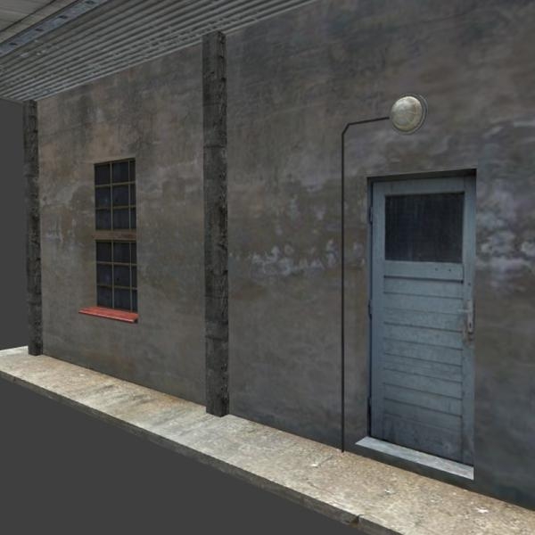 破旧房子-建筑-VR/AR模型-3D城
