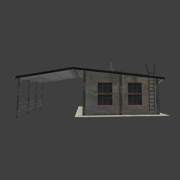 破旧房子-建筑-VR/AR模型-3D城