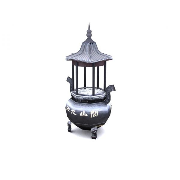 香炉 -文体生活-艺术品-VR/AR模型-3D城