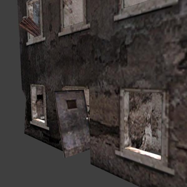 废旧房子-建筑-VR/AR模型-3D城