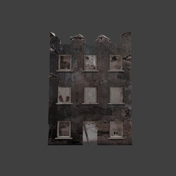 废旧房子-建筑-VR/AR模型-3D城