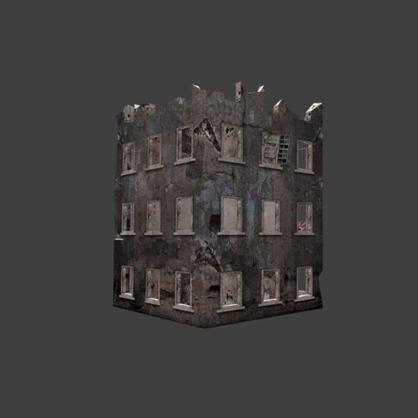 废旧房子-建筑-VR/AR模型-3D城