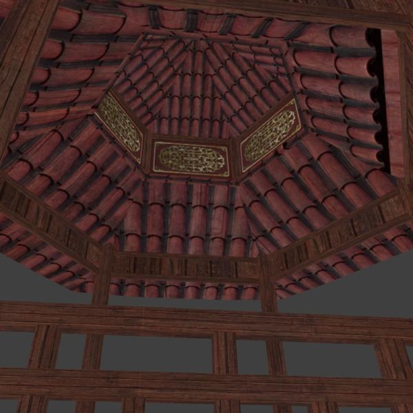 亭子-建筑-古建筑-3D打印模型-3D城