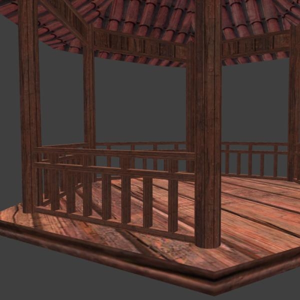 亭子-建筑-古建筑-3D打印模型-3D城