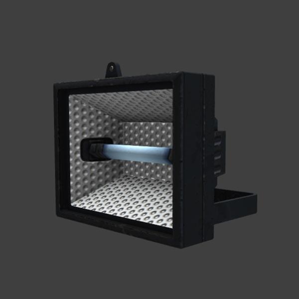 射灯-家居-灯具-VR/AR模型-3D城