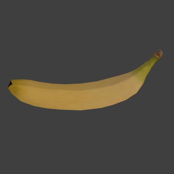 香蕉-文体生活-水果-VR/AR模型-3D城