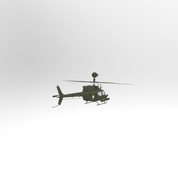 军事直升机-飞机-VR/AR模型-3D城