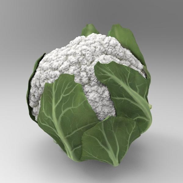 菜花-文体生活-蔬菜-VR/AR模型-3D城