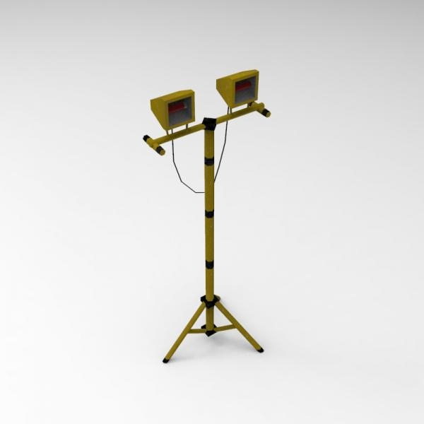 探照灯-家居-灯具-VR/AR模型-3D城