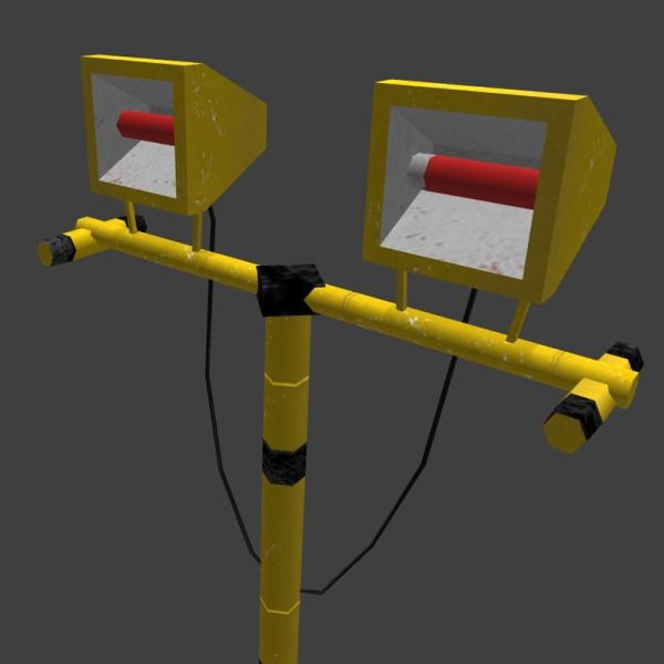 探照灯-家居-灯具-VR/AR模型-3D城