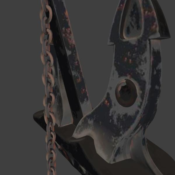 锚-船舶-VR/AR模型-3D城
