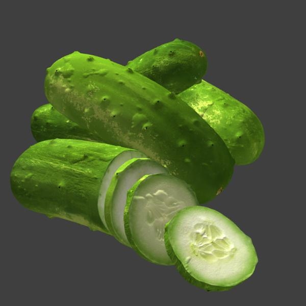 黄瓜-文体生活-蔬菜-VR/AR模型-3D城
