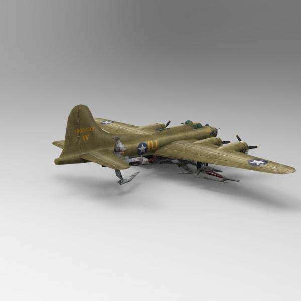 军事飞机-飞机-VR/AR模型-3D城