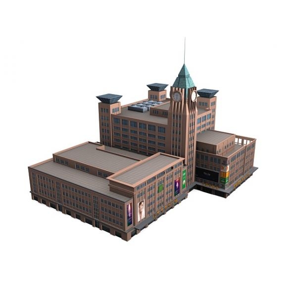 百货大楼-建筑-VR/AR模型-3D城