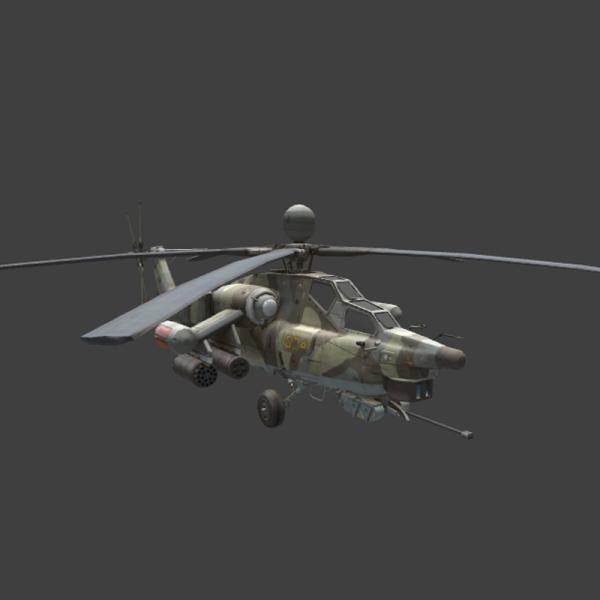 军事直升机-飞机-VR/AR模型-3D城