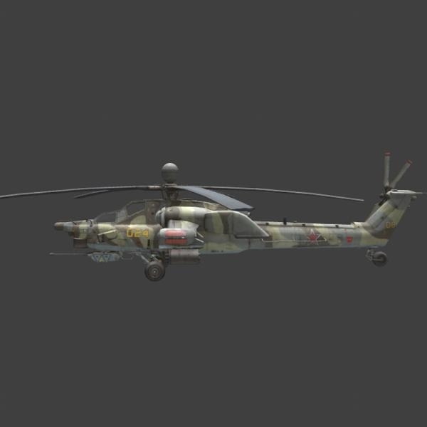军事直升机-飞机-VR/AR模型-3D城