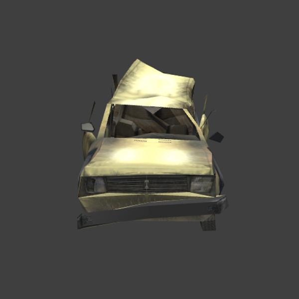 破废汽车-汽车-VR/AR模型-3D城