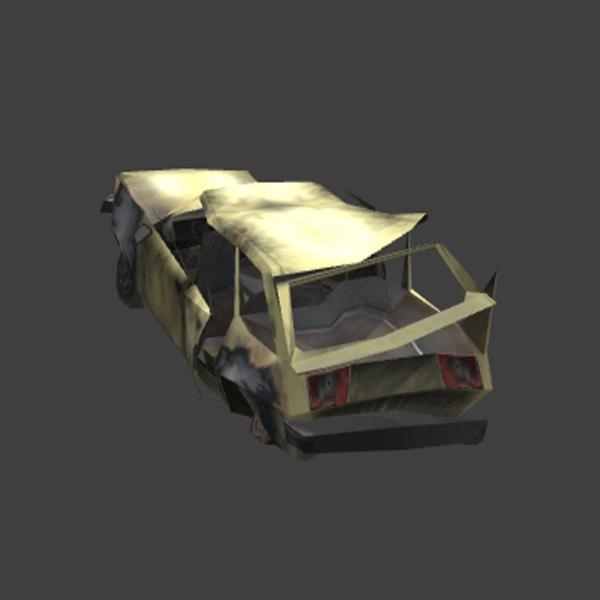破废汽车-汽车-VR/AR模型-3D城