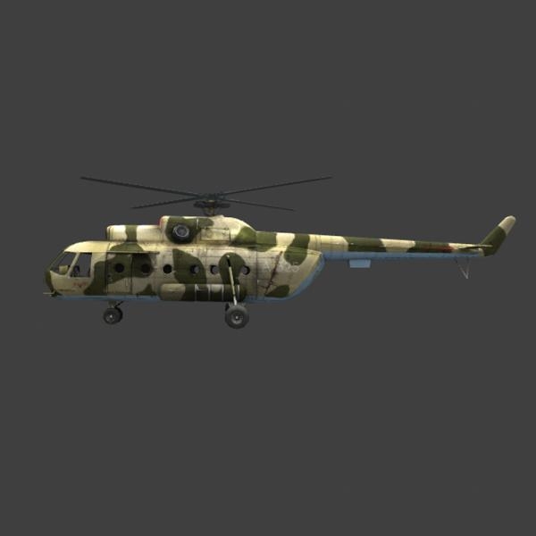 军事直升机-飞机-VR/AR模型-3D城