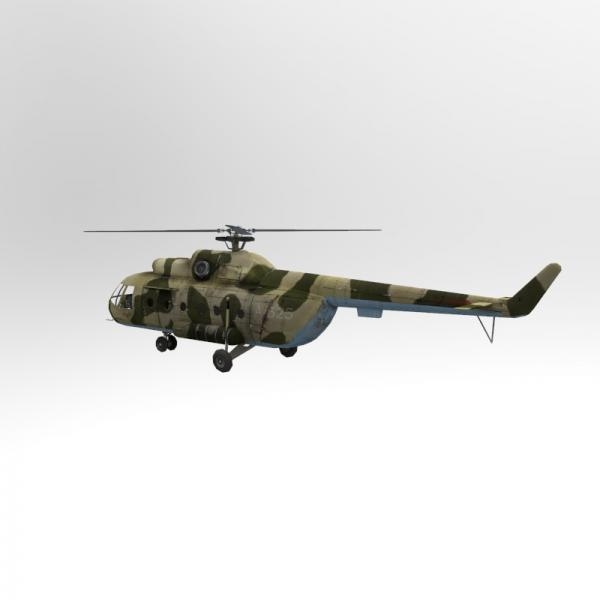 军事直升机-飞机-VR/AR模型-3D城