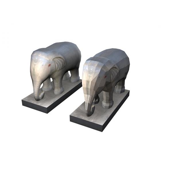 大象雕塑-建筑-VR/AR模型-3D城