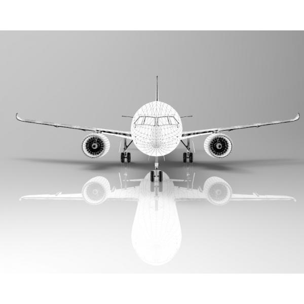 C919-飞机-客机-VR/AR模型-3D城
