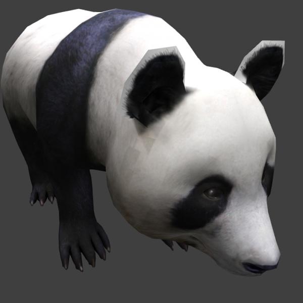 大熊猫-动植物-哺乳动物-3D打印模型-3D城