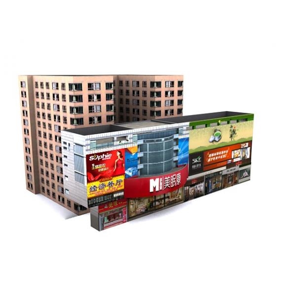 商店-建筑-VR/AR模型-3D城