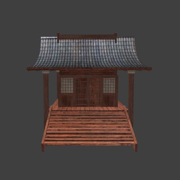 古建筑-建筑-古建筑-3D打印模型-3D城