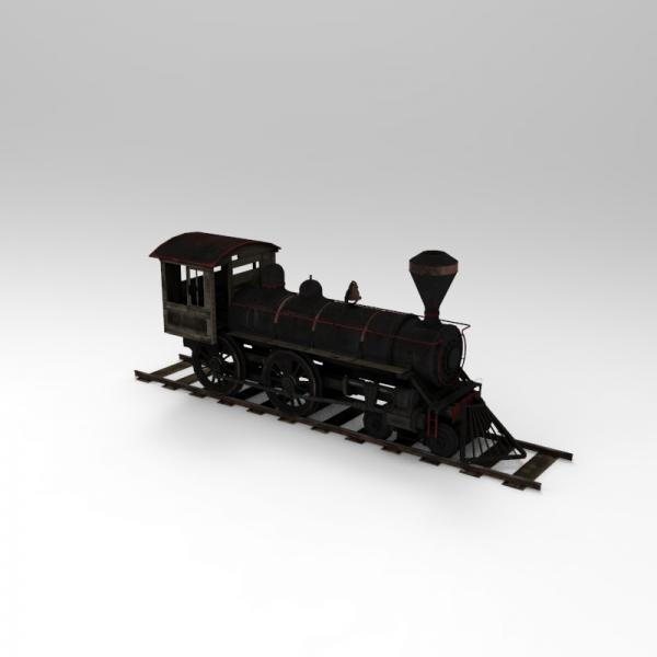 老式蒸汽式火车