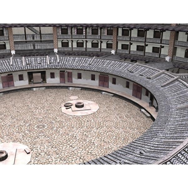 二宜楼-建筑-VR/AR模型-3D城
